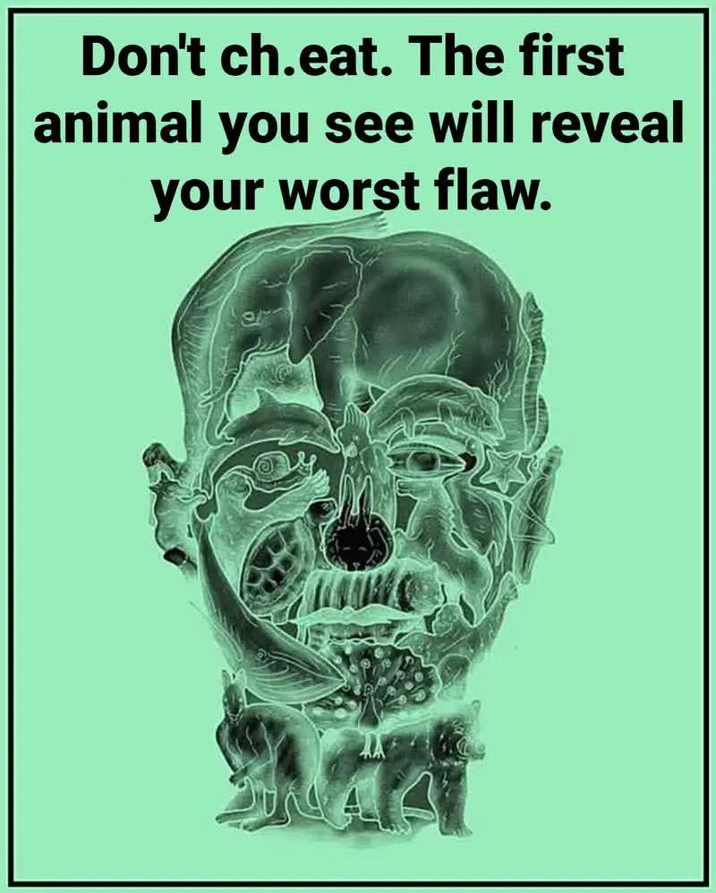 The First Animal You See in This Optical Illusion Reveals Your Deepest Flaw – Are You Ready?”