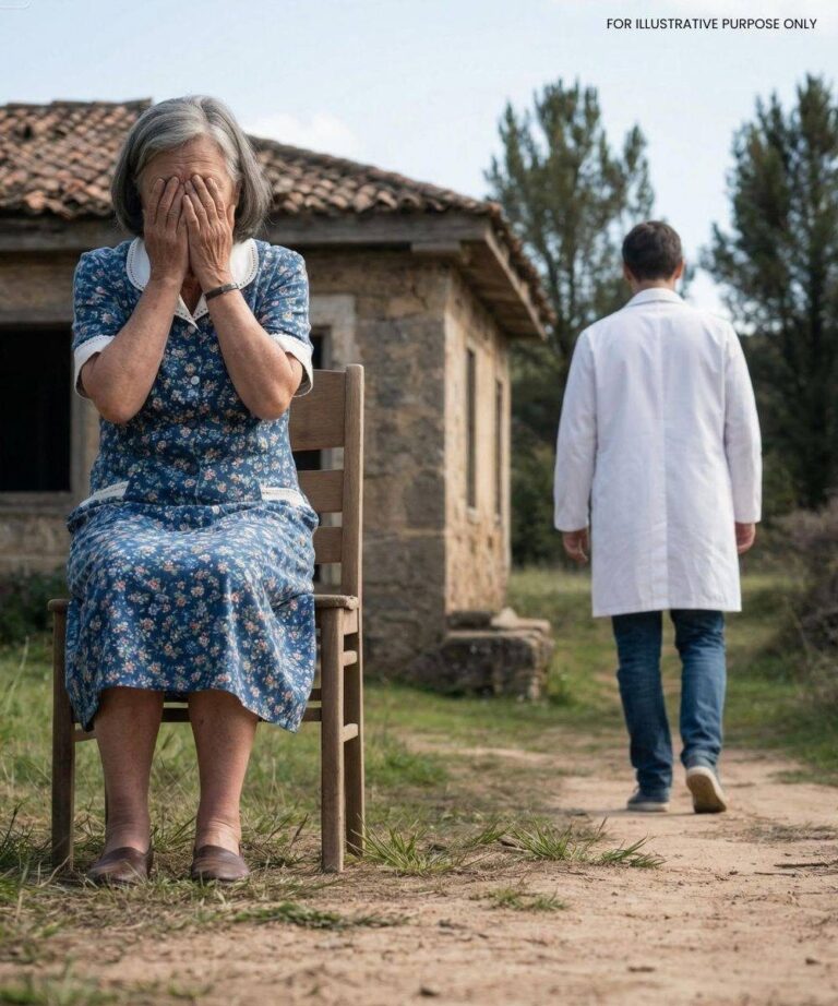 The son graduated in medicine and abandoned his blind mother in poverty… until life gave him…