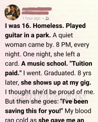 I Was Homeless With a Broken Guitar—A Silent Woman Gave Me $10 Every Night and Saved My Life