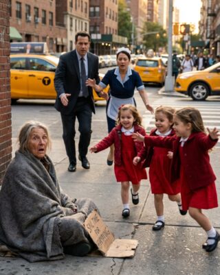 The Billionaire Was Told His Triplet Daughters Would Never See — Until a Forgotten Beggar Looked Into Their Eyes and Exposed the Lie That Cost Them Three Years of Darkness