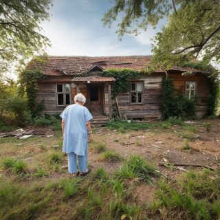 Elderly Woman Escapes Psych Ward to Reclaim Her Abandoned House After 30 Years, What She Found Inside Left Her Breathless