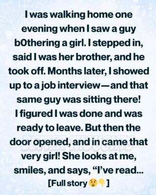 I Defended a Girl on the Street—Months Later, She Became My Boss