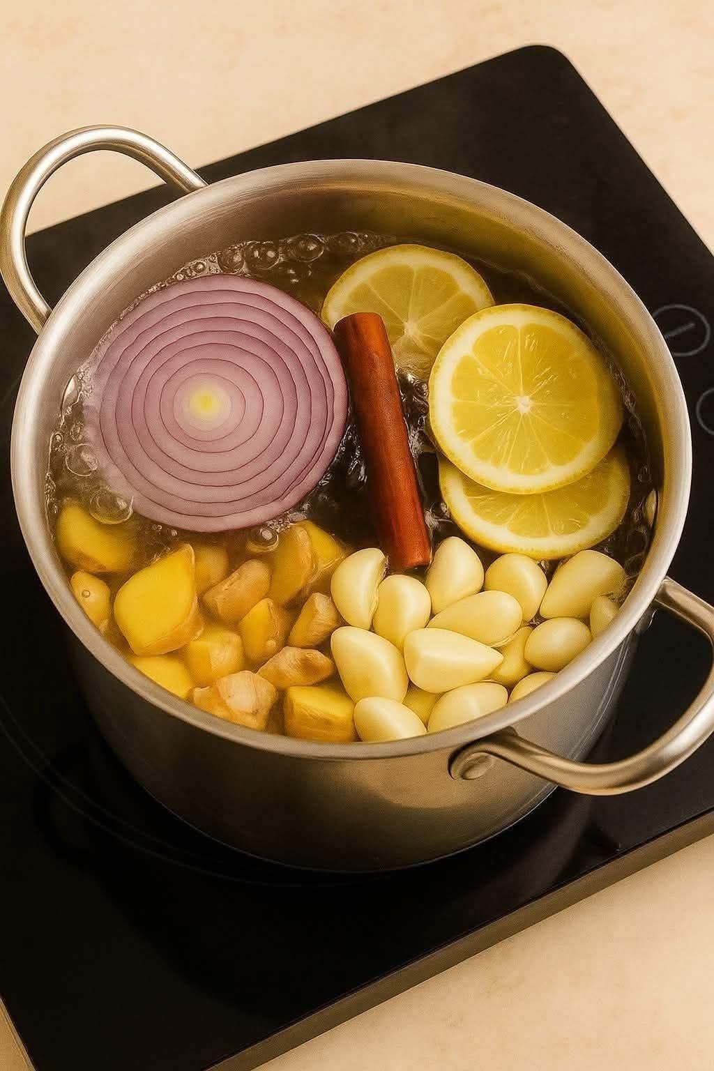The Ultimate Home Remedy: Lemon Juice, Honey, Garlic, Onion, and Grated Ginger