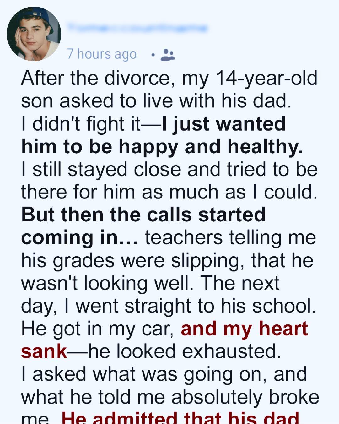 I Let My Son Go Live With His Dad—Then I Realized He Needed Saving