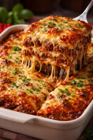 The Traditional Meat Lasagna