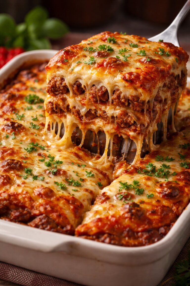 The Traditional Meat Lasagna