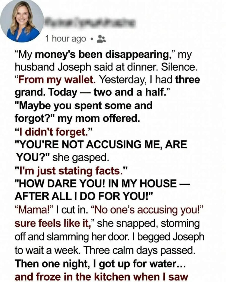 Money Kept Disappearing from My Husband’s Wallet — Until I Got up for Water One Night and Discovered the Surprising Truth
