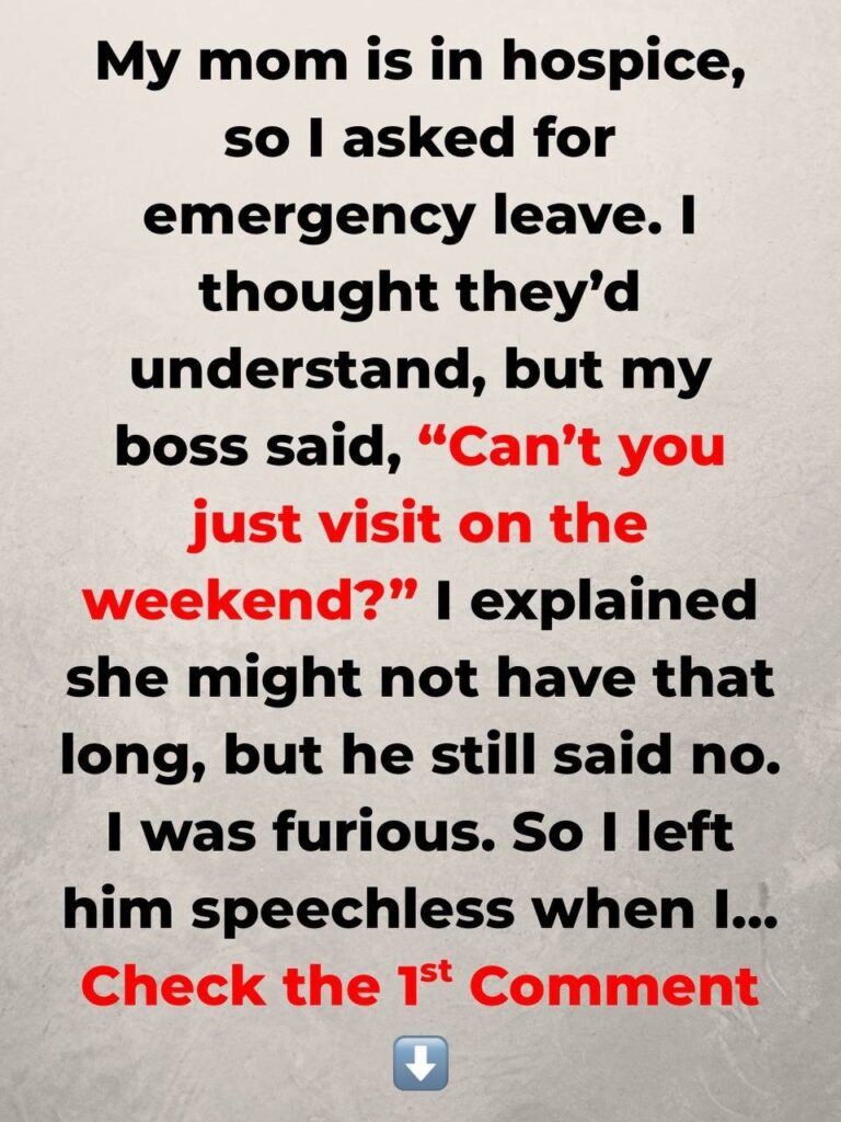 I Refused to Work While My Mom Was Dying—HR Got Involved