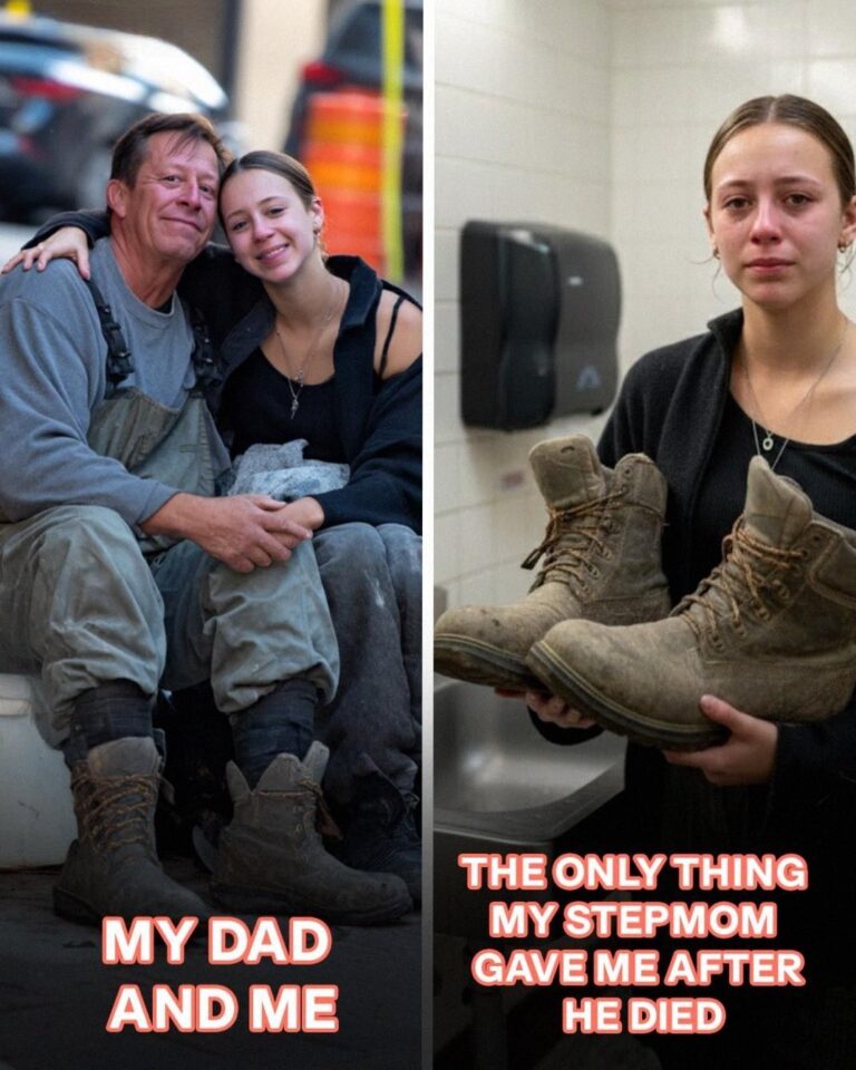 My Stepmom Threw Me Out with Nothing but My Dads Old Work Boots After His Death – She Had No Idea What He’d Secretly Glued Inside the Sole!