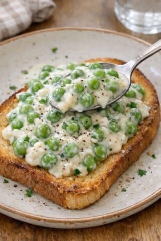Creamed Peas on Toast (Depression-Era Comfort Food)