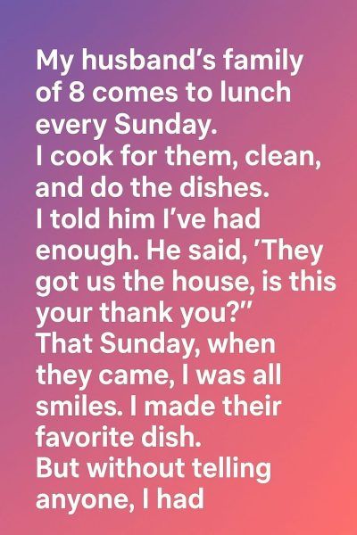 The Sunday Surprise That Brought Balance to the Family