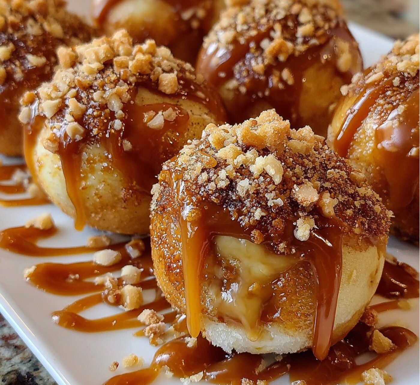 Mouth-Melting Apple Caramel Bombs