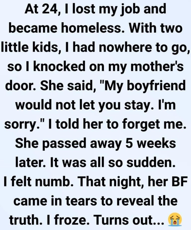 When I Was Homeless, My Mother Shut the Door — I Only Learned the Truth After She Died