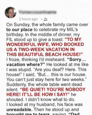 During My MIL’s Birthday Dinner at Our Home, My FIL Yelled, ‘Stay Quiet! You’re Nothing Here!’ – But My Husband’s Reaction Brought Me to Tears