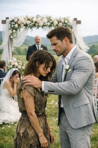 BILLIONAIRE DUMPS HIS MODEL BRIDE AT THE ALTAR FOR A “HOMELESS” WOMAN… THEN A USB DRIVE MAKES THE WHOLE ROOM PANIC