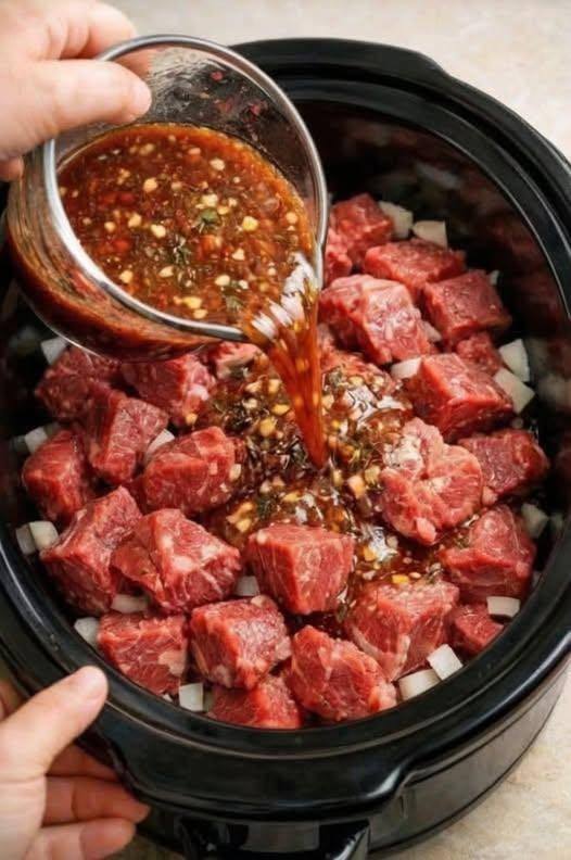 Slow Cooker 5-Ingredient Beef Stew (Easy, Hearty Family Dinner)
