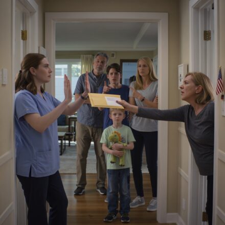 While I waited under hospital lights for my son’s surgery update, my family texted, “Adults only—don’t bring your kid,” and I finally cut off what they’d been quietly taking from me for years… right before my mother appeared with an envelope that looked far too official.