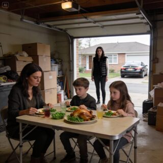At Thanksgiving, they made me eat in the garage while mocking me in front of my kids. Then a limo pulled up.