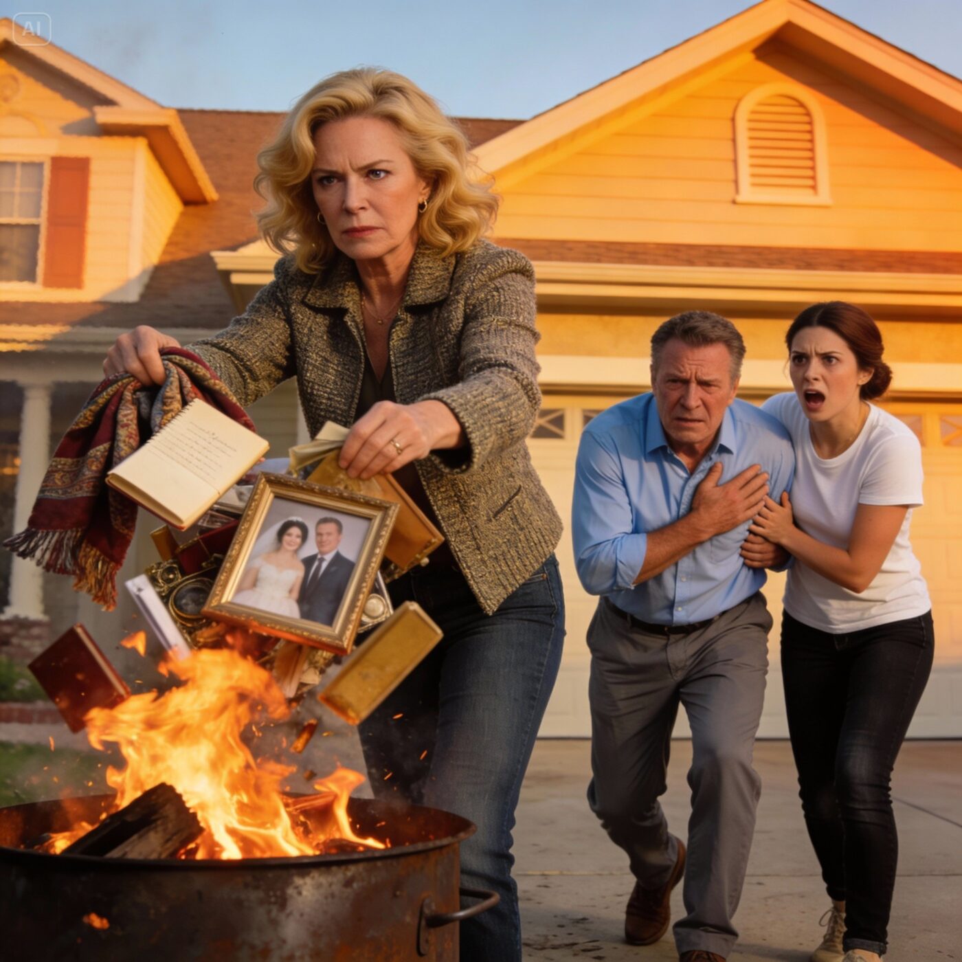 My stepmother burned all of my late mother’s belongings. My dad had a heart attack from the shock.