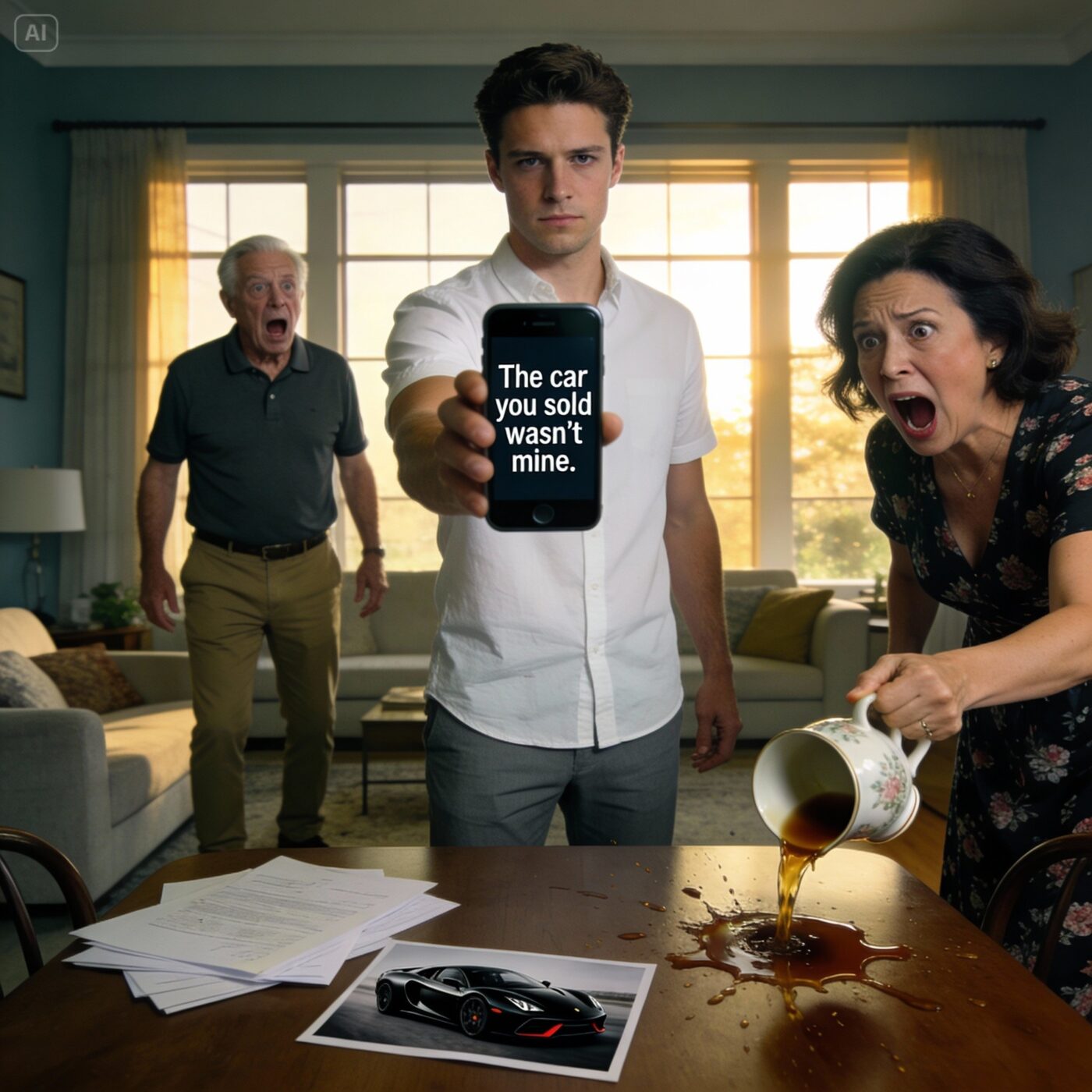 While I was on a business trip, my parents secretly sold my sports car to fund my sister’s luxury vacation. My mom mocked me when I got home — until I started laughing.