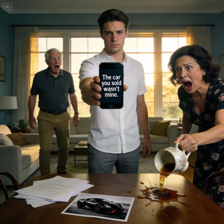 While I was on a business trip, my parents secretly sold my sports car to fund my sister’s luxury vacation. My mom mocked me when I got home — until I started laughing.