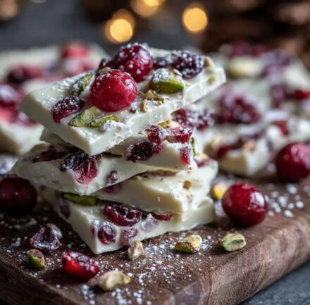 Easy No-Bake White Chocolate Cranberry Bark: The Perfect 5-Minute Holiday Treat!