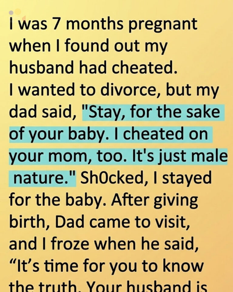 My Husband Cheated While I Was Pregnant—But My Father’s Confession Changed Everything
