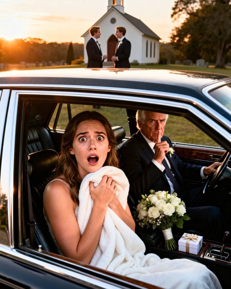The morning before my sister wedding, our driver suddenly quietly said, “Lie down on the back seat and cover yourself with a blanket. You need to hear this.” I refused, but he insisted, “Trust me.” Half an hour later, I heard takeo…