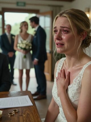he chapel doors were cracked open—just enough for me to hear my sister in white whisper, “She doesn’t know, right?”. My husband’s voice came back soft and intimate: “Relax. She has no idea.” Then my mother laughed. “She’s too dumb to notice.” My father adjusted his tie like he was proud.