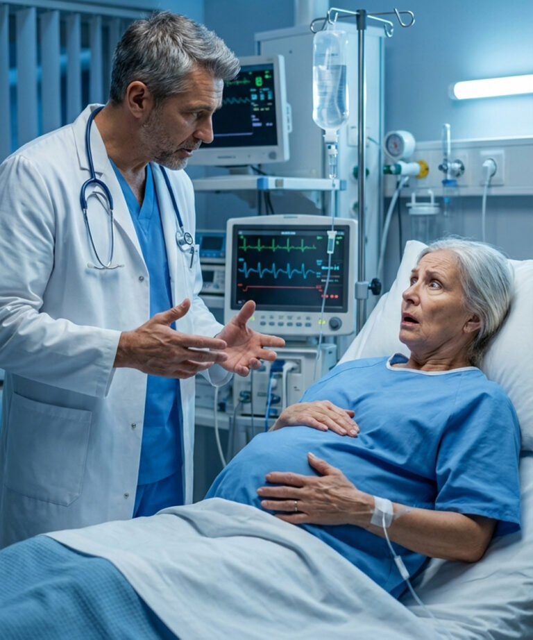 A 65-year-old woman discovered she was pregnant, but when it came time to give birth, the doctor examined her and was sh0cked by what he saw.