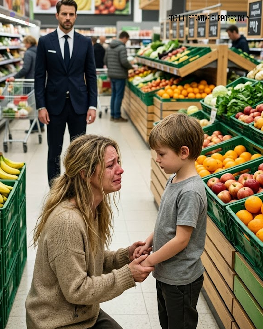 “Son, forgive Mom, there’s no dinner this year” — A millionaire overheard her crying, and what he did five minutes later will make you believe in miracles