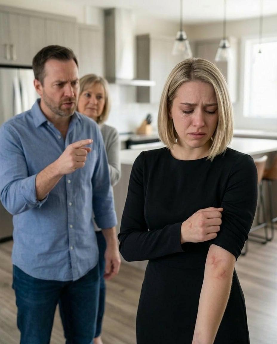 “Get off my back with your problems,” my husband barked the second I showed him the brui.ses his mother left on my skin. I remember staring at him, stunned, while she smirked behind him like she’d already won.
