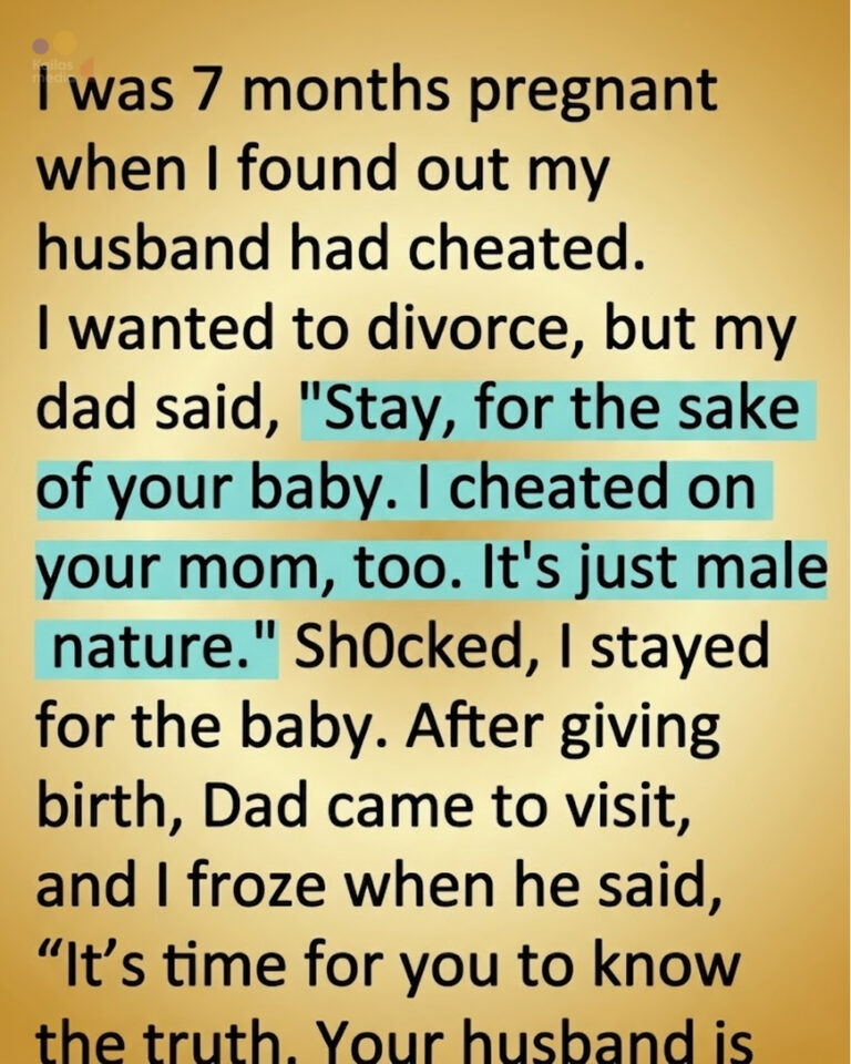 My Husband Cheated While I Was Pregnant—But My Father’s Confession Changed Everything