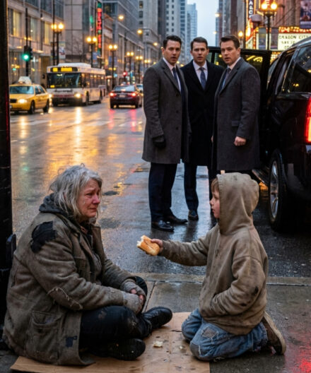 I left my mansion behind with only my pride… then a cruel fall erased my memory and the life I once knew. In torn clothes, I wandered the streets begging while people insulted me: “Get away, old woman.” I thought everything was finished—until a beggar boy offered me his only piece of bread and whispered kindly, “Don’t cry, Grandma. I’m here for you.” I never knew that moment would reshape our futures.