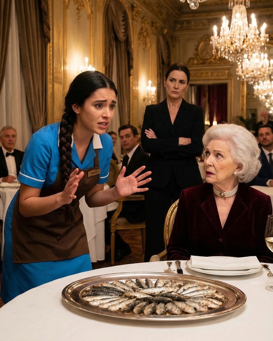 A humble waitress patiently serves a deaf woman, unaware she is the mother of a billionaire. Minutes later, a secret comes to light and the restaurant falls into a stunned silence…