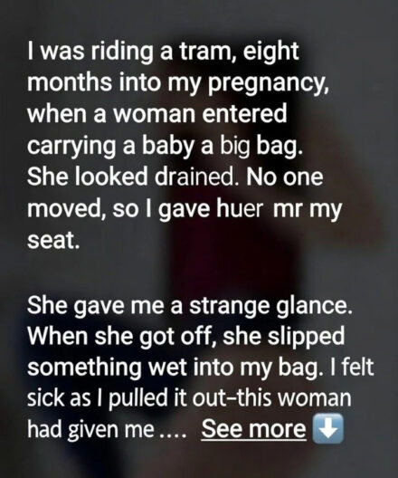 A stranger on the tram slipped a small box into my bag. I opened it at home and my life changed forever.