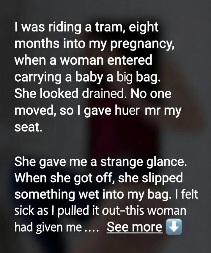 A stranger on the tram slipped a small box into my bag. I opened it at home and my life changed forever.