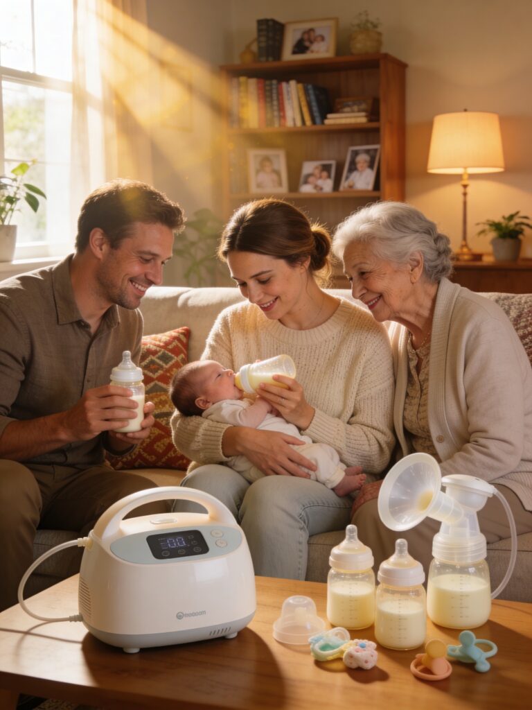 A month ago, my daughter was born… and I discovered that my husband had been secretly taking my ʙ.ʀᴇᴀsᴛ milk to his mother’s house every night. I followed him quietly… and what I saw shook me to my core.