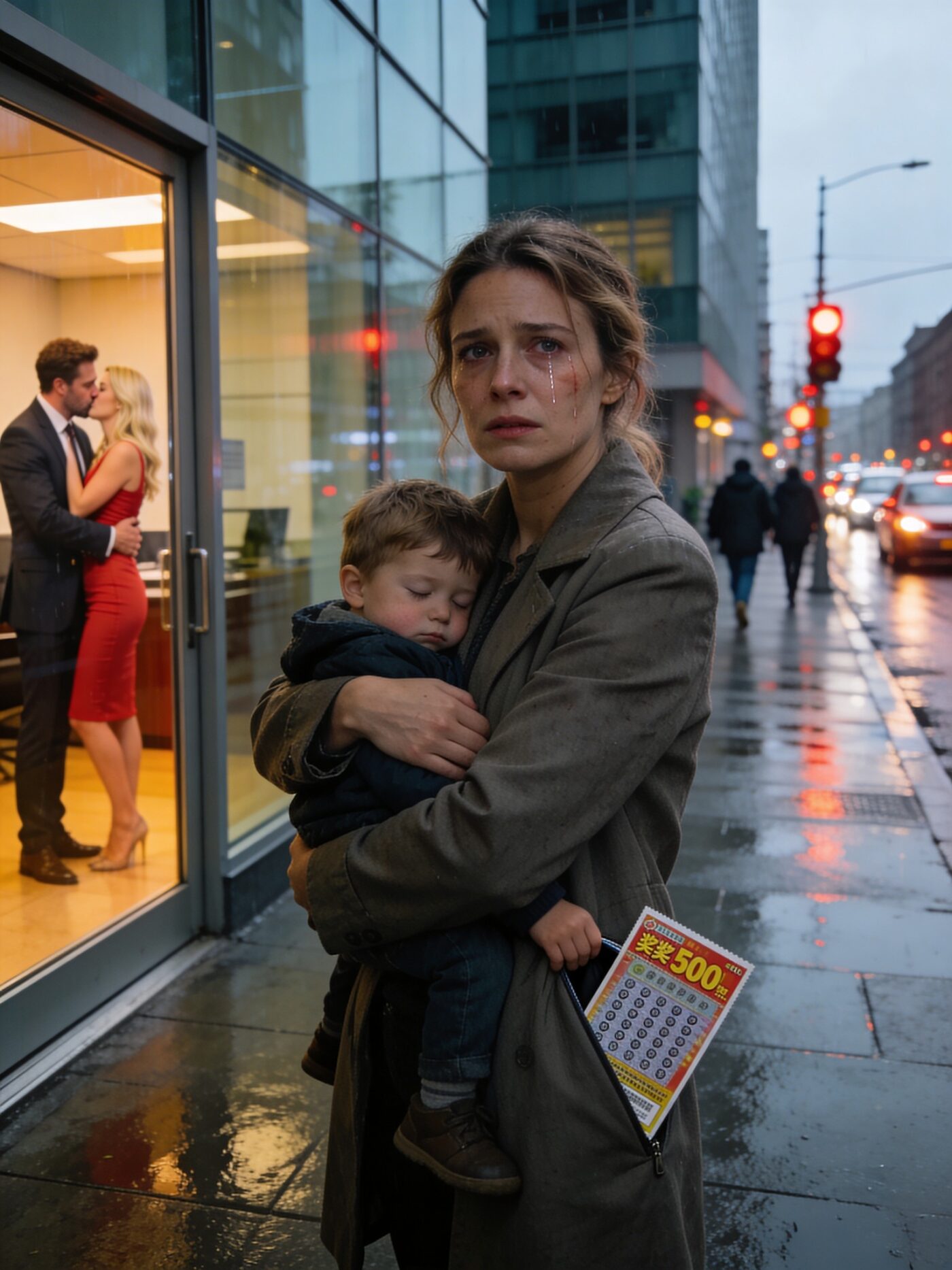 I won 50 million. I rushed to my husband’s office with my son. As soon as I arrived, I heard a noise…