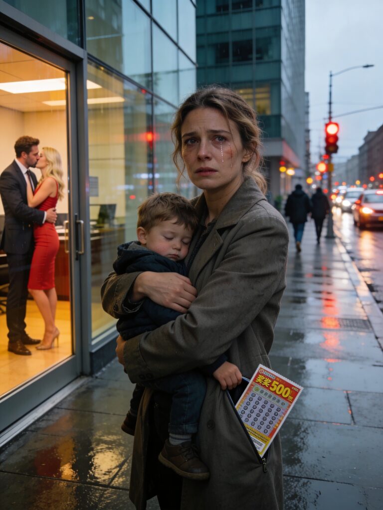 I won 50 million. I rushed to my husband’s office with my son. As soon as I arrived, I heard a noise…