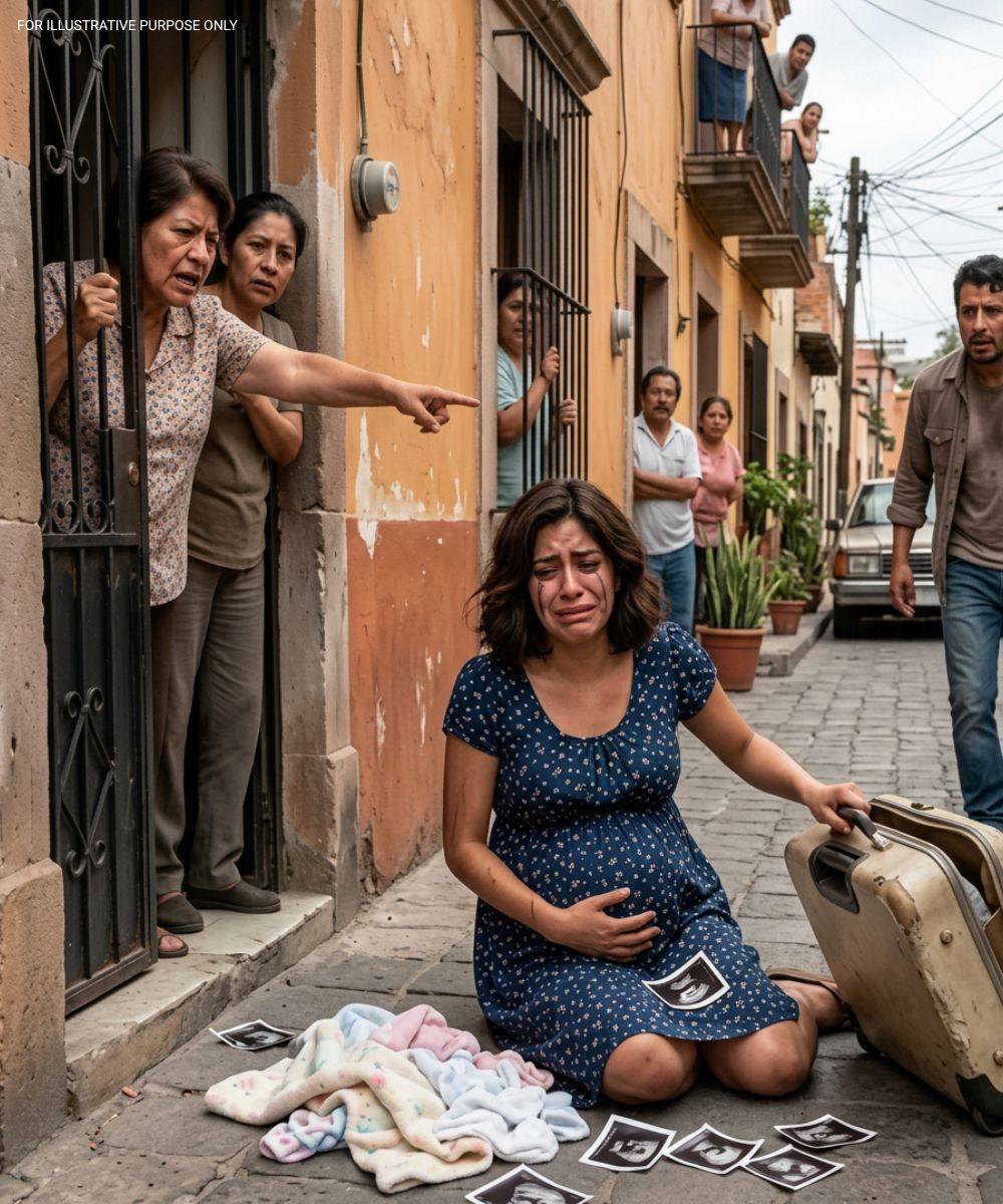 “If my son isn’t here, neither are you”: she threw her seven-months-pregnant daughter-in-law out onto the street