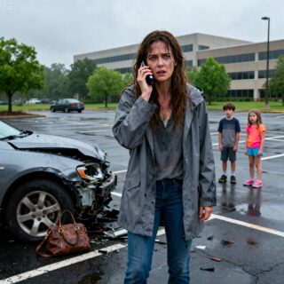 After my car crash, I begged my family to pick up my kids… hours later, they were at the spa. Weeks later, my mom called asking for $3,200—then a call from my son’s school revealed the shocking truth. My own family was willing to risk everything for money.