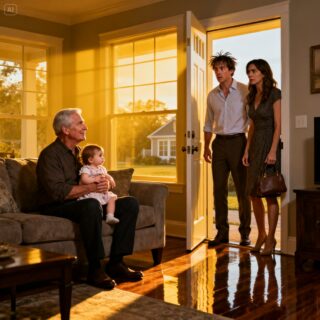 Ethan and Vanessa thought a yacht and a little humiliation could secure my fortune. They miscalculated. When they returned home, I was calm, holding their child, and everything they expected to claim had slipped through their fingers.