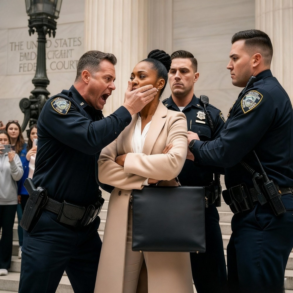 Cops slapped a black woman in court — seconds later, she took the judge’s seat
