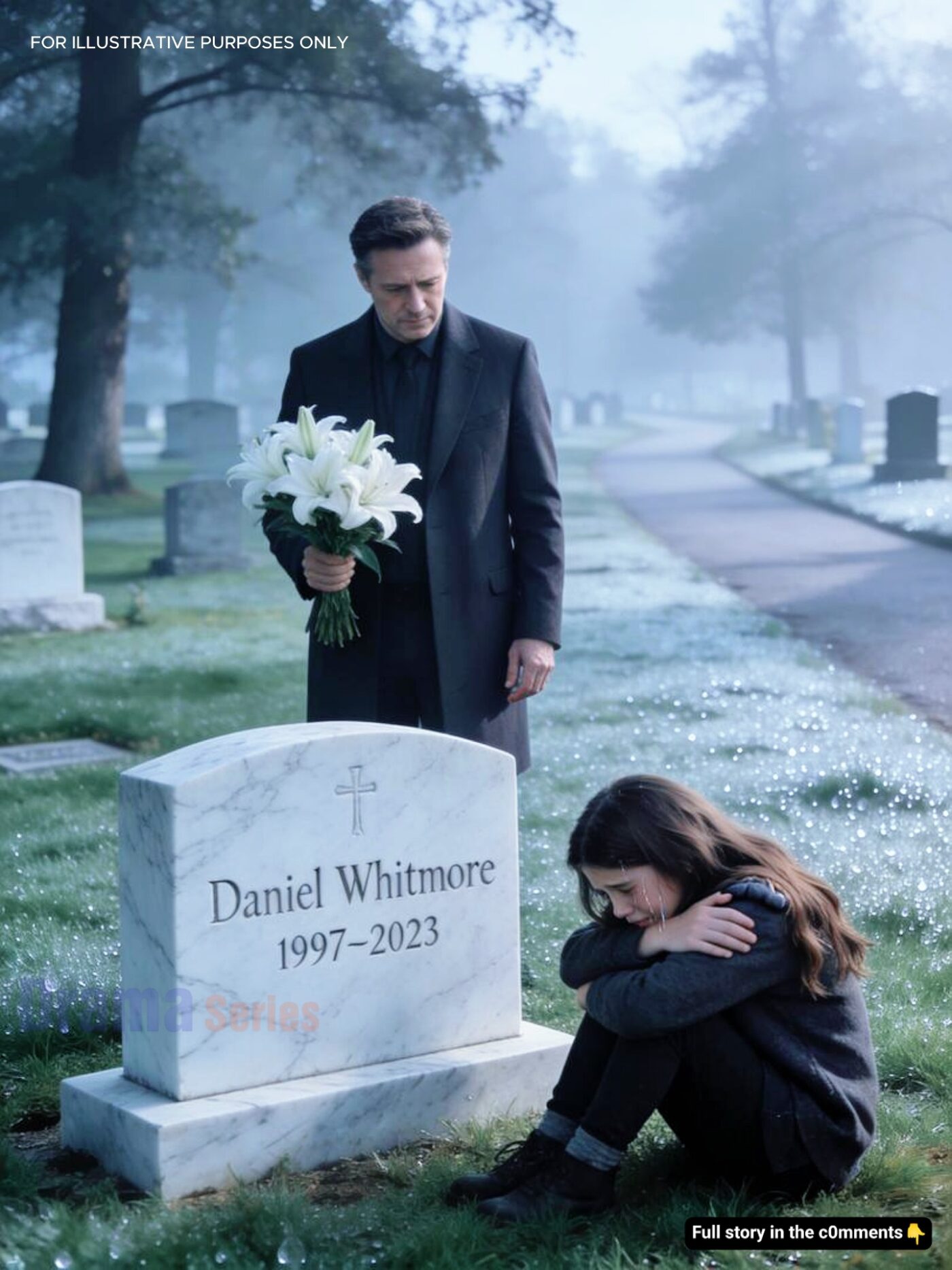 A Millionaire Found His Housekeeper’s Daughter Crying at His Son’s Grave—What She Revealed Left Him in Tears