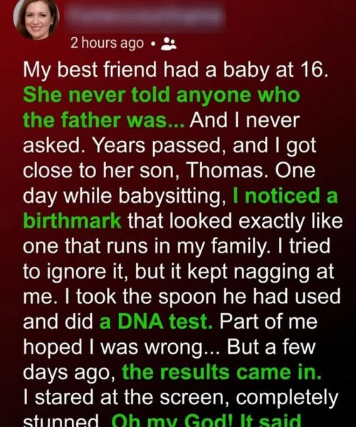 How did my friend’s son have my family’s unique birthmark? The answer was more complicated than I ever expected.