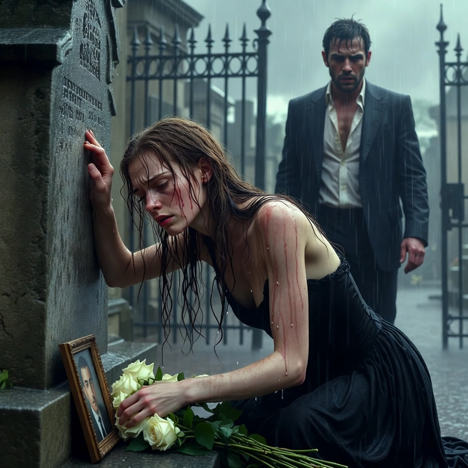 He Watched Her Cry at His Grave for Six Months… Then the “Dead” Mafia King Walked Back Into Her Life