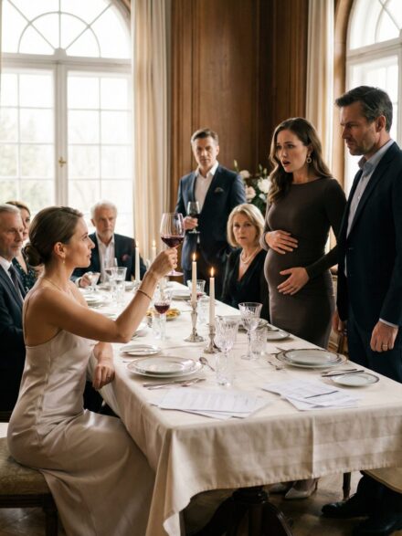 “I’m Pregnant… And Graham Is The Father.” My Sister Said That At My Own Birthday Dinner — Smiling Like She Had Already Won. They Thought That Was The End Of Me… Until I Raised My Glass And Ended Everything With One Sentence.