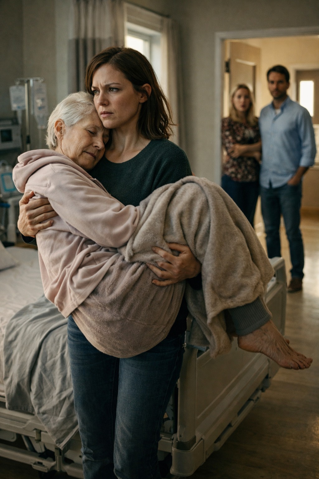 The Day Your Cheating Husband Moved in With His Mistress, You Rolled His Bedridden Mother to His Door… Then You Said One Sentence That Drained the Color From Both Their Faces
