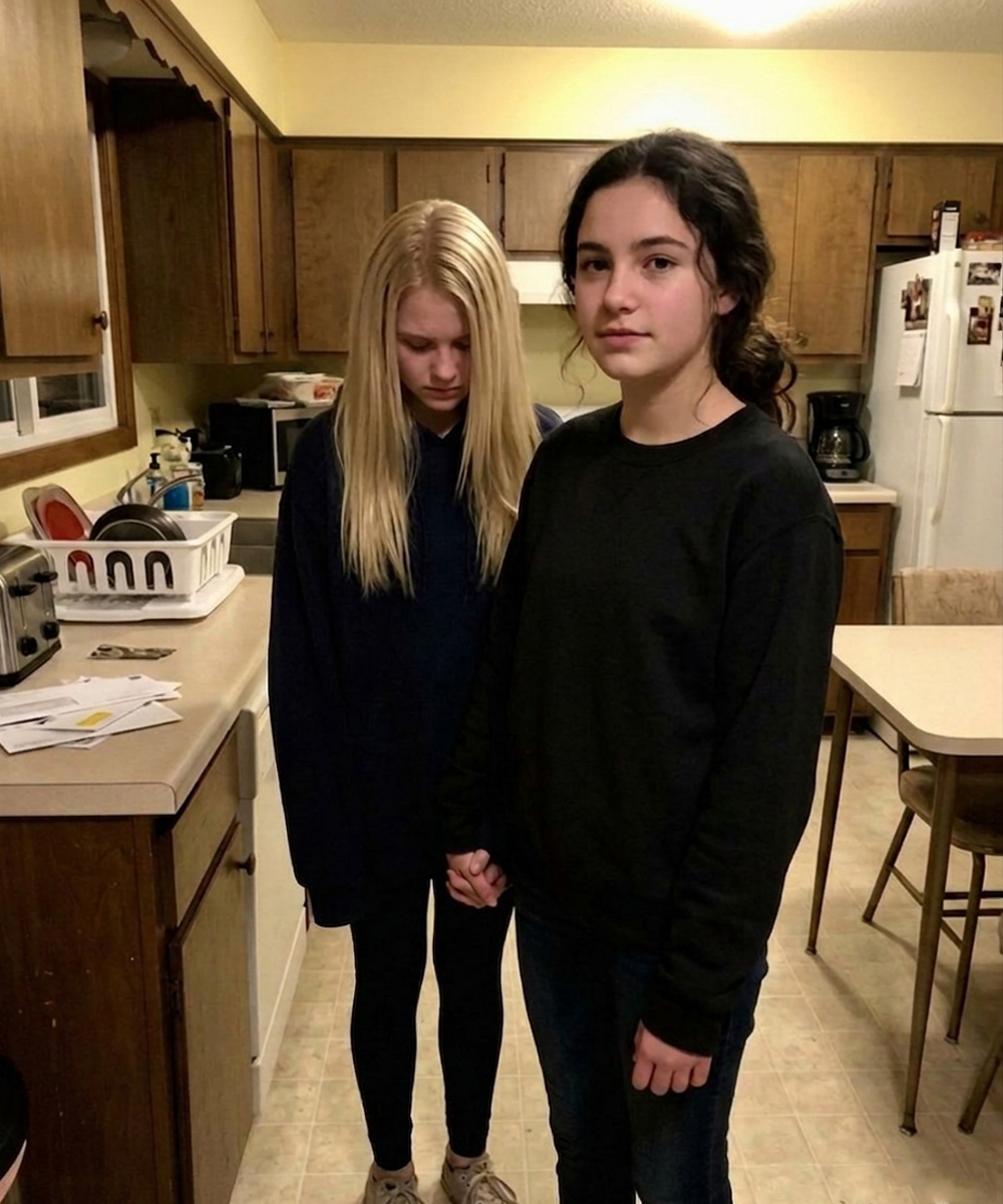 My 13-Year-Old Daughter Brought a Starving Classmate Home for Dinner – What Slipped Out of Her Backpack Made My Bl:ood Run Cold